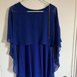 Elegant Royal Blue Dress